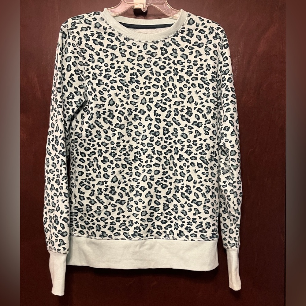 Tek Gear Women's Light Aqua Leopard Sweater